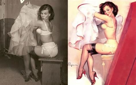 Gil Elvgren Painted Pinups And Models Juxtaposed Pics Xhamster Hot Sex Picture
