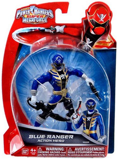 Power Rangers Super Megaforce Blue Ranger Action Hero Action Figure