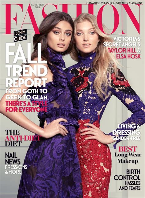 Our September Cover Revealed Meet Victoria S Secret Angels Taylor Hill And Elsa Hosk FASHION