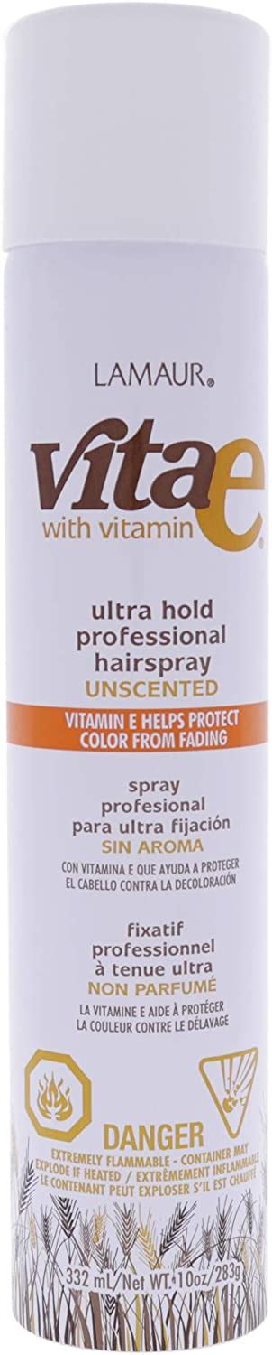 Lamaur Vita E Ultra Hold Unscented Hairspray Unisex Hairspray 10 Oz