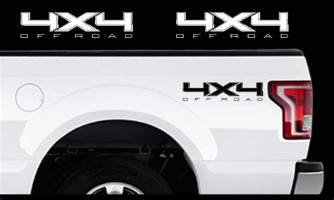 2009 2016 Ford F 150 4x4 Off Road Truck Bed Decal Set Vinyl Stickers