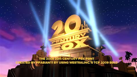 20th Century Fox 2009 Font By Ffabian11 On Deviantart