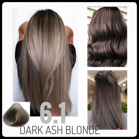 Dark Ash Blonde Hair Color Chart