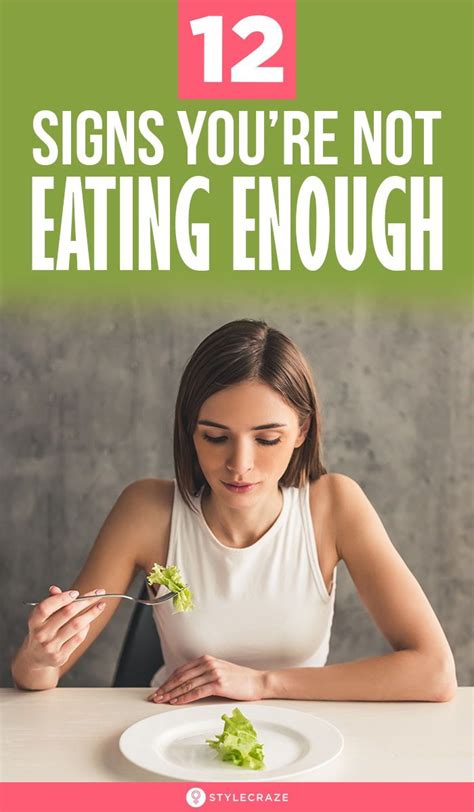 12 signs you re not eating enough health health dinner health nutrition