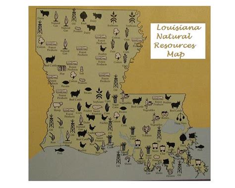 Louisiana Natural Resources Map A Photo On Flickriver