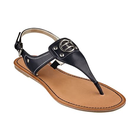 Widest selection of new season & sale only at lyst.com. Lyst - Tommy Hilfiger Womens Lolita Thong Sandals in Black