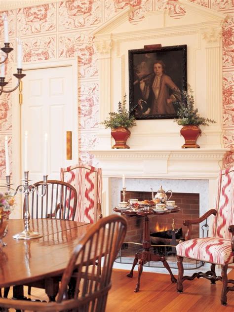 See more ideas about british colonial, colonial dining room, british colonial style. Colonial Revival Dining Room With Ornate Fireplace | HGTV