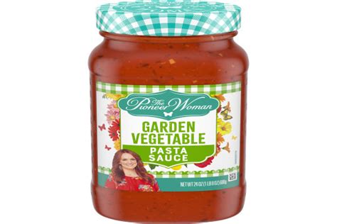 Welcome to the pioneer woman! Pioneer Woman Garden Vegetable Pasta Sauce, 24 oz Jar - My Food and Family