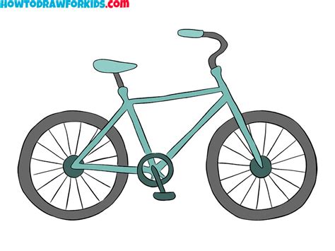 How To Draw An Easy Bike Easy Drawing Tutorial For Kids