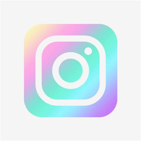 Pastel Ombre Instagram Icon Logo Pink Purple Social Media Png