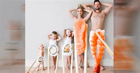 Mom Dresses In Matching Family Outfits For Creative Play Family Dressed Undressed Nude Min