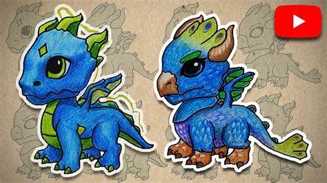 How to draw Lightning dragon and Peacock dragon from dragon mania
