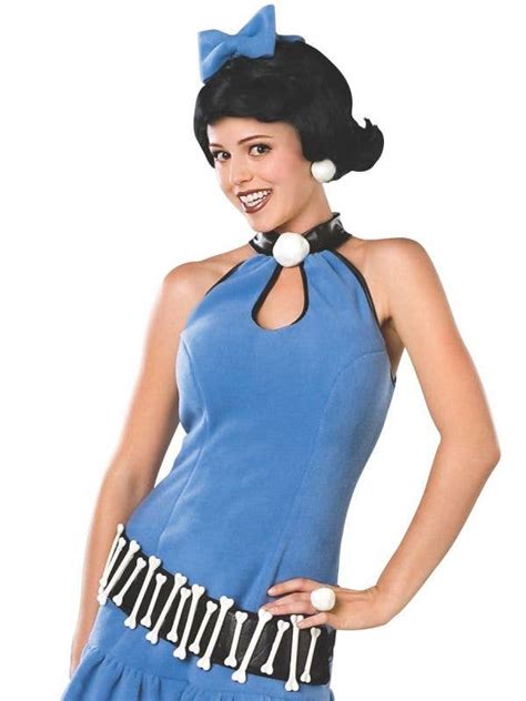 Betty Rubble Womens Blue Costume The Flintstones Betty Costume