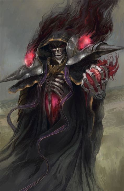 Ainz Grasp Heart Overlord Dark Fantasy Art Fantasy Character Design