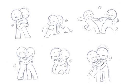 Lovely Dovely Couple Ych Closed Drawing Poses Drawing Base Drawings