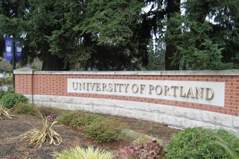 Fileuniversity Of Portland Entrance Sign Wikipedia The Free