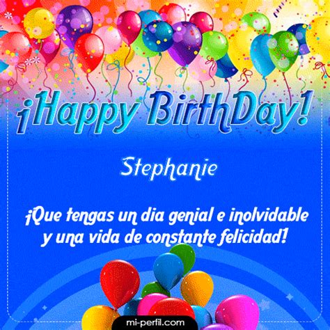 🎂 feliz cumpleaños stephanie 🎊 46 imágenes y s de happy birthday