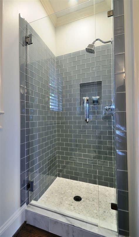 A corner shower for small bathrooms comes in handy here. Best Bathroom Shower Ideas for Small Bathroom 22 - GooDSGN