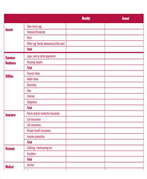 Template Free Printable Budget Calendar Printable Templates Free