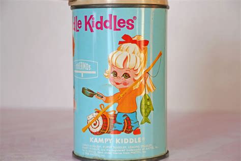 Vintage 1968 Mattel Liddle Kiddles Thermos Bottle 12 Pint Etsy