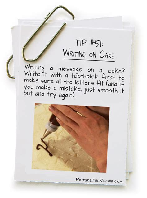 Writing On Cake Picture The Recipe