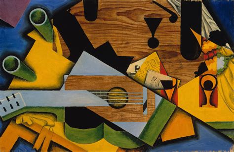 Still Life With A Guitar 1913 By Juan Gris Classic Prints