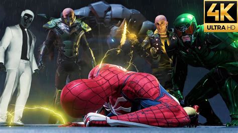 Spider Man Remastered PC Spider Man Vs The Sinister Six K FPS YouTube