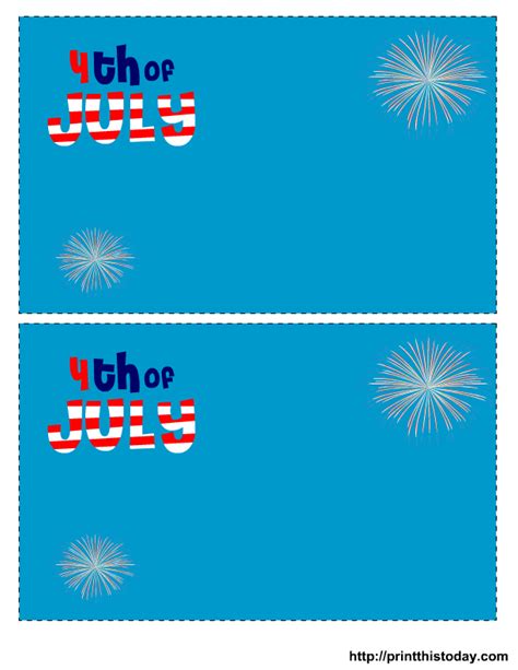 4th Of July Invitation Templates Free 4th Of July Printable