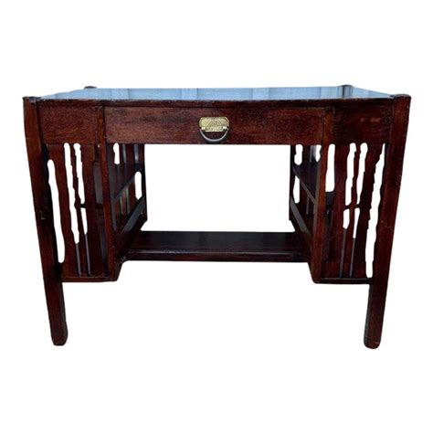 Antique Tiger Oak Style Mission Table Desk 19th Century Chairish