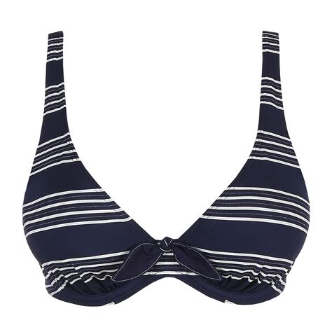 Primadonna Swim Mogador Sapphire Blue Bikini Top Triangle Padded