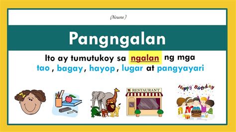 Pangngalan By Teach And Print Youtube
