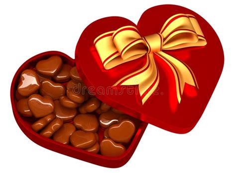 Heart Shaped Box Of Chocolates Stock Vector Illustration Of Milk Date 174954084