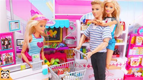 Barbie Ken Bedroom Pink House Morning Routine Bed Two Dress Up Doll Play Toys 인형놀이 일상 드라마 장난감