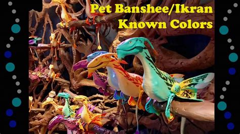 Las banshees forman parte del folclore irlandés desde el siglo viii. Disney's Pandora: Banshee Ikran Color Guide - YouTube