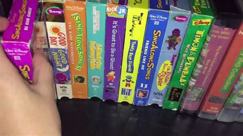 My Vhs Collection Updated 2018 Youtube