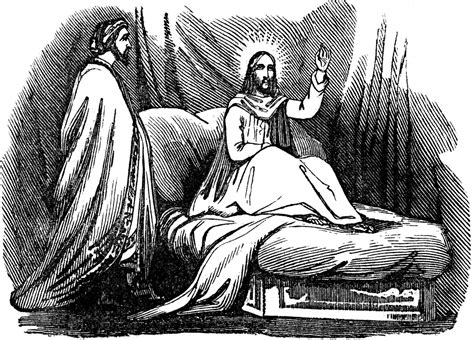 Jesus Teaches Nicodemus About The Kingdom Of Heaven Clipart Etc