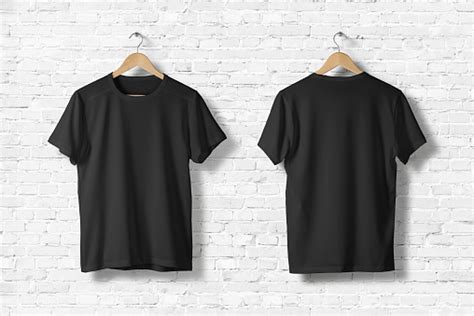 Black T Shirt Template Mockup Free