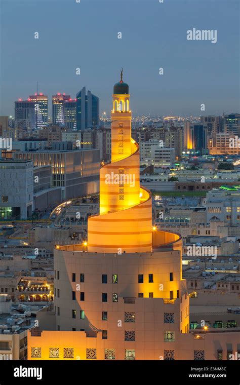 Doha Qatar The Spiral Mosque Of The Kassem Darwish Fakhroo Islamic