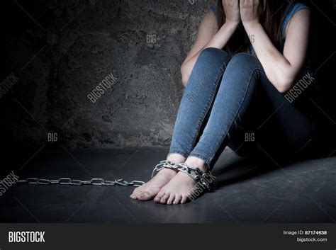 Trapped Woman Image Photo Free Trial Bigstock