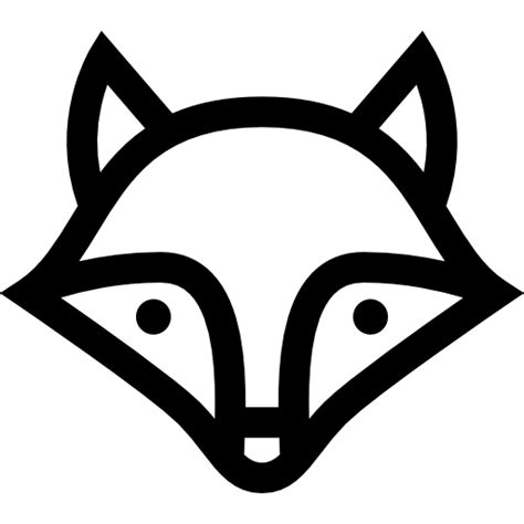 Black, Animal, Fox Icon PNG Transparent Background, Free Download png image