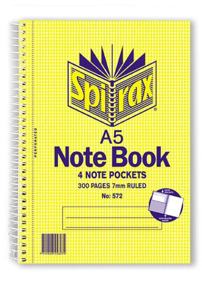 Spirax A5 3 Subject 572 Notebook University Bookshop