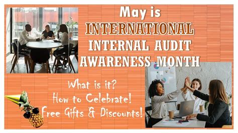 Internal Audit Awareness Month Free Ts Discounts And More Youtube