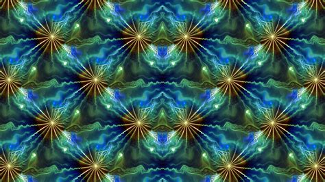 Abstract Fractal Pattern Symmetry Digital Art
