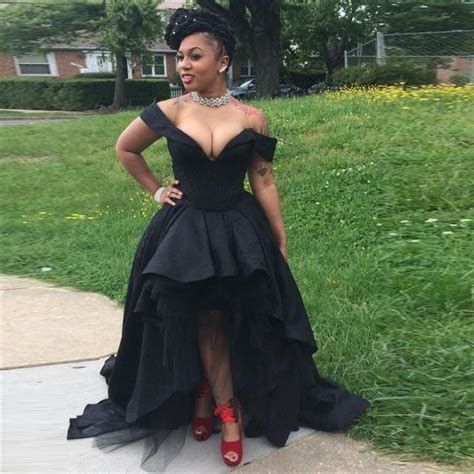 Vestido De Festa African 2017 Sexy Black High Low Prom Dresses Short