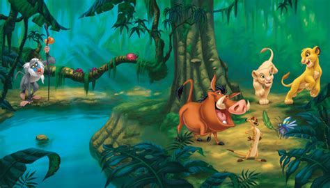 The Lion King Wall Mural Mid Size Wall Murals The Mural Store