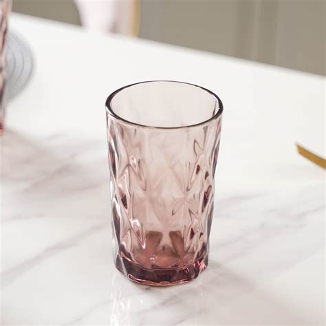 Purple Drinking Glass Set Of 4
