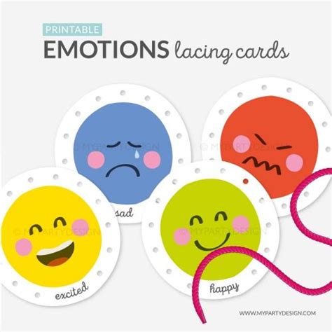 Printable Emotions Playdough Mats Learning Printables My Party Design
