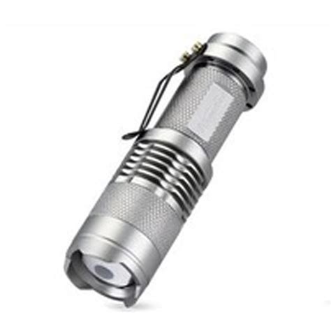 Alonefire Sk68 Xpe Q5 3modes Zoomable Tactical Mini Led Flashlight Aa