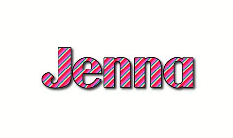 jenna logotipo ferramenta de design de nome grátis a partir de texto