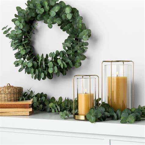 Hearth And Hand With Magnolia Faux Eucalyptus Garland Best Before And After Home Makeovers 2020